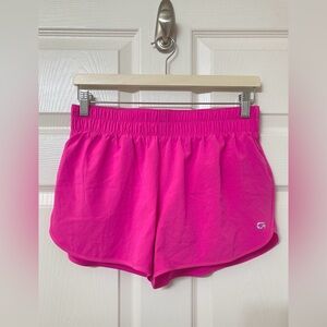 GAP Fit Fuchsia Pink G Fast Lined 3” Running Shorts Small Athleisure Summer